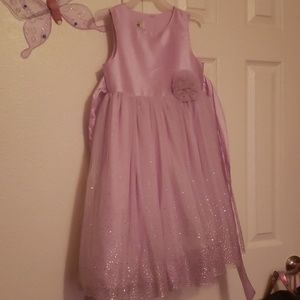 Lavender kids formal dress